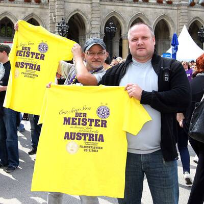 Die Bilder der Austria-Meisterfeier