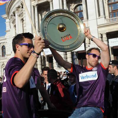 Die Bilder der Austria-Meisterfeier