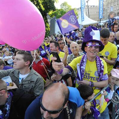 Die Bilder der Austria-Meisterfeier
