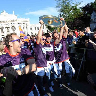 Die Bilder der Austria-Meisterfeier