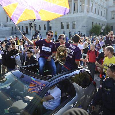 Die Bilder der Austria-Meisterfeier