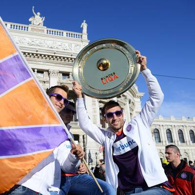 Die Bilder der Austria-Meisterfeier