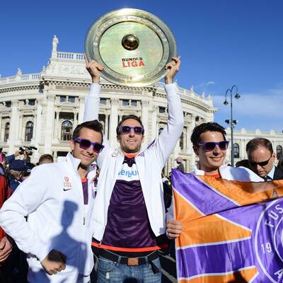 Die Bilder der Austria-Meisterfeier