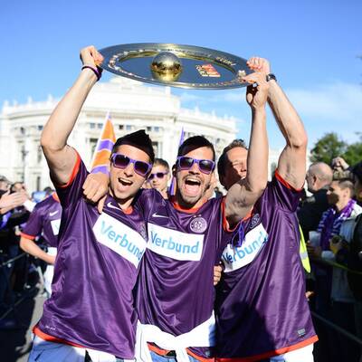 Die Bilder der Austria-Meisterfeier