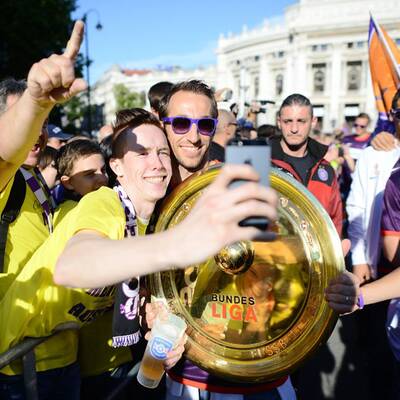 Die Bilder der Austria-Meisterfeier