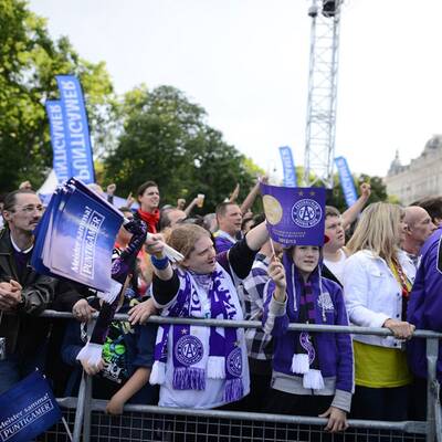 Die Bilder der Austria-Meisterfeier