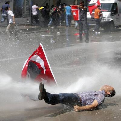 Umweltschutz-Demo eskalierte