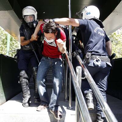 Umweltschutz-Demo eskalierte