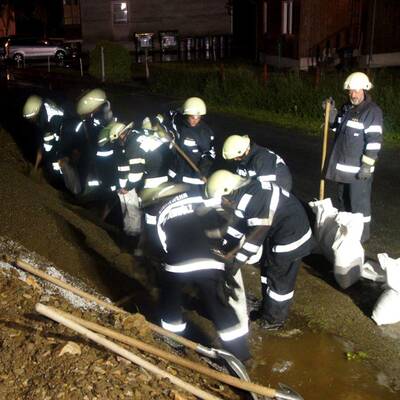 Hochwasser in Bad Aussee