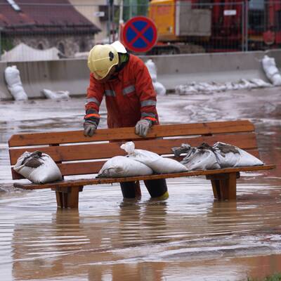 Hochwasser in Österreich