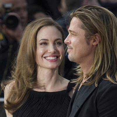 Angelina Jolie strahlt alle Sorgen weg