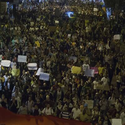 Proteste in Sao Paulo