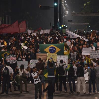 Proteste in Sao Paulo