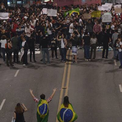Proteste in Sao Paulo