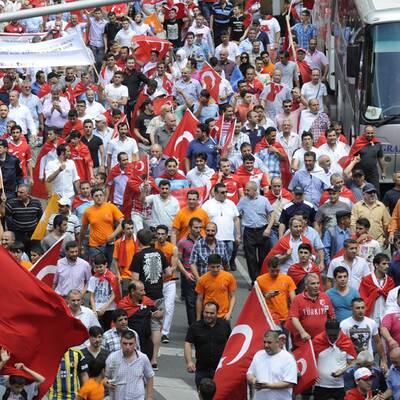 Pro- & Anti-Erdogan-Märsche in Wien