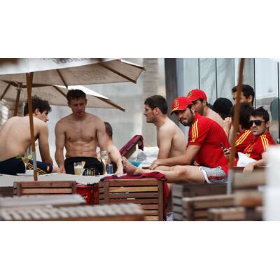 Strandzeit für Spaniens Starkicker