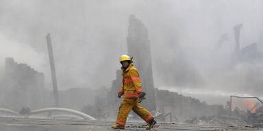 Kleinstadt nach Güterzugunfall verwüstet