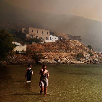 Abkühlung über Barcelona