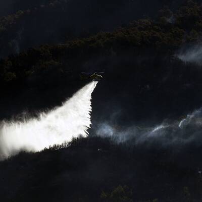 Abkühlung über Barcelona