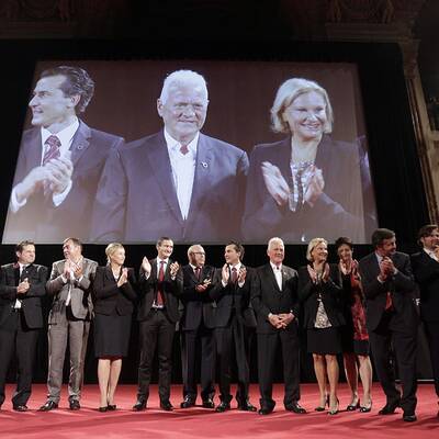 Wahlkampfauftakt in Wiener Hofburg