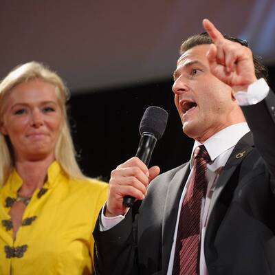 Wahlkampfauftakt in Wiener Hofburg