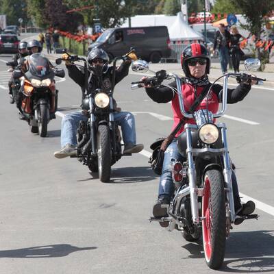 Harley Davidson Parade in Kärnten