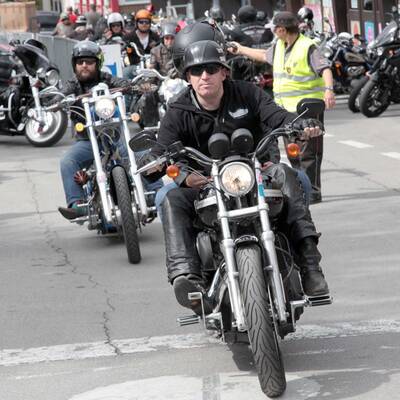 Harley Davidson Parade in Kärnten