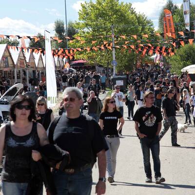 Harley Davidson Parade in Kärnten