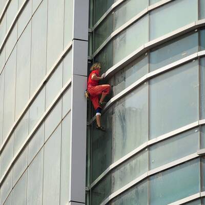 Extemsportler Michael Kemeter in China