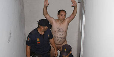 Nackt-Flitzer überrascht spanische Royals