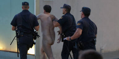 Nackt-Flitzer überrascht spanische Royals