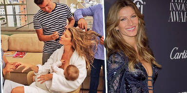 Gisele Bündchen stillt Tochter Vivian