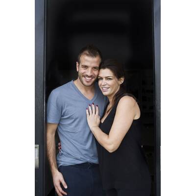 Rafael van der Vaart und Sabias Schwangerschafts-Shooting