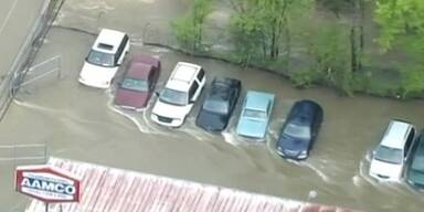 Beh&ouml;rden fluten Laurel in Maryland