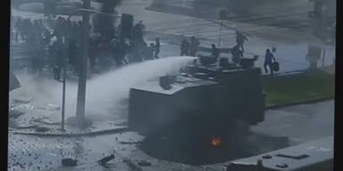 Ausschreitungen in Chile