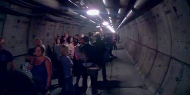 Gefangen im Tunnel unter Wasser