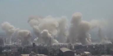 Damaskus unter Beschuss