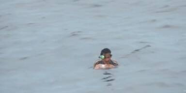 Zwei Tage allein auf See