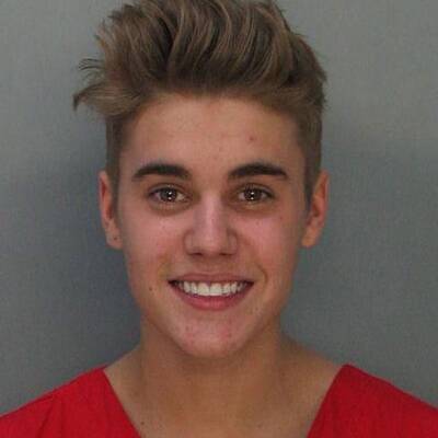 Polizeifotos von Stars