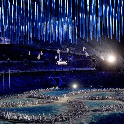 Die Bilder der Schlussfeier in Sotschi