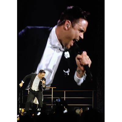 Robbie Williams swingt in der Stadthalle