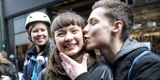 Kuss-Weltrekord Kopenhagen