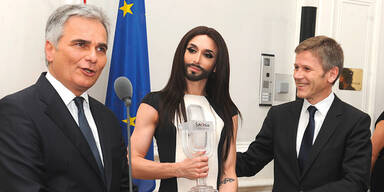 Schlamm-Schlacht um Conchita