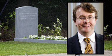 Prinz Friso: Grabstein