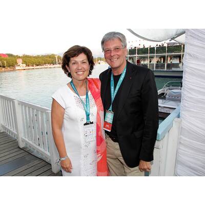 C. Scheider mit H. Scheucher und Gattin