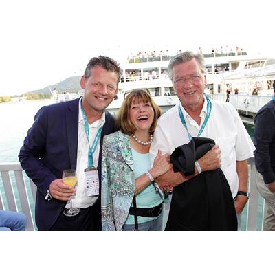 C. Scheider mit H. Scheucher und Gattin