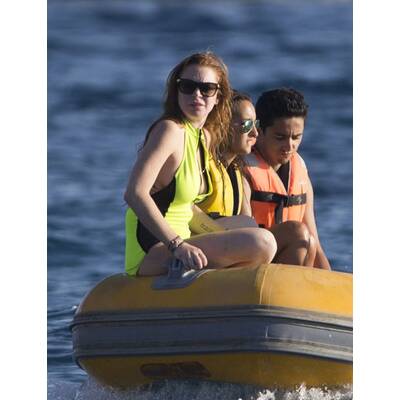 Lindsay Lohan im Urlaub auf Ibiza