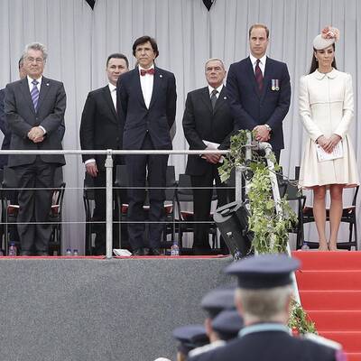 Herzogin Kate & Prinz William: Gedenkfeier in Belgien