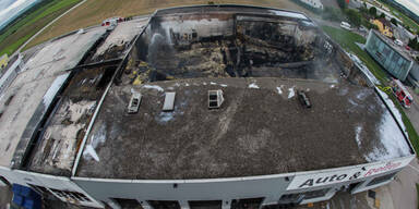 Großbrand in St. Valentin: 