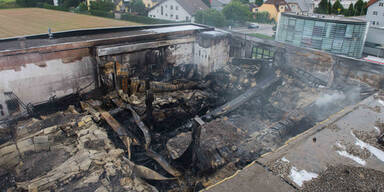 Großbrand in St. Valentin: 